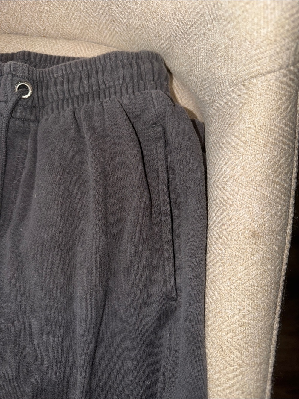 Aeropostale Men's XS Cloud Soft Dark Grey Cuffed Jogger Sweatpants - Picture 3 of 6